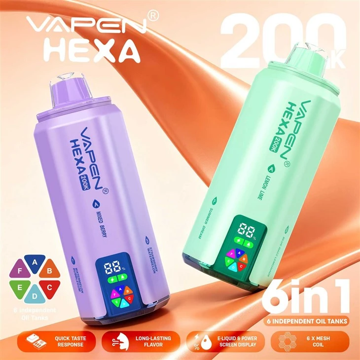 VAPEN HEXA 200K 6IN1 Hot Selling Vape high quality