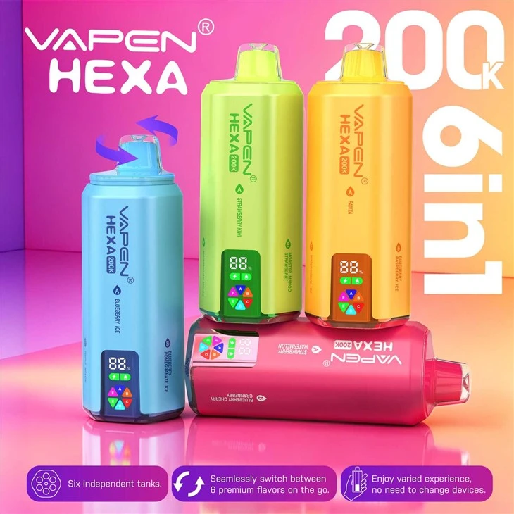 VAPEN HEXA 200K 6IN1 Hot Selling Vape price