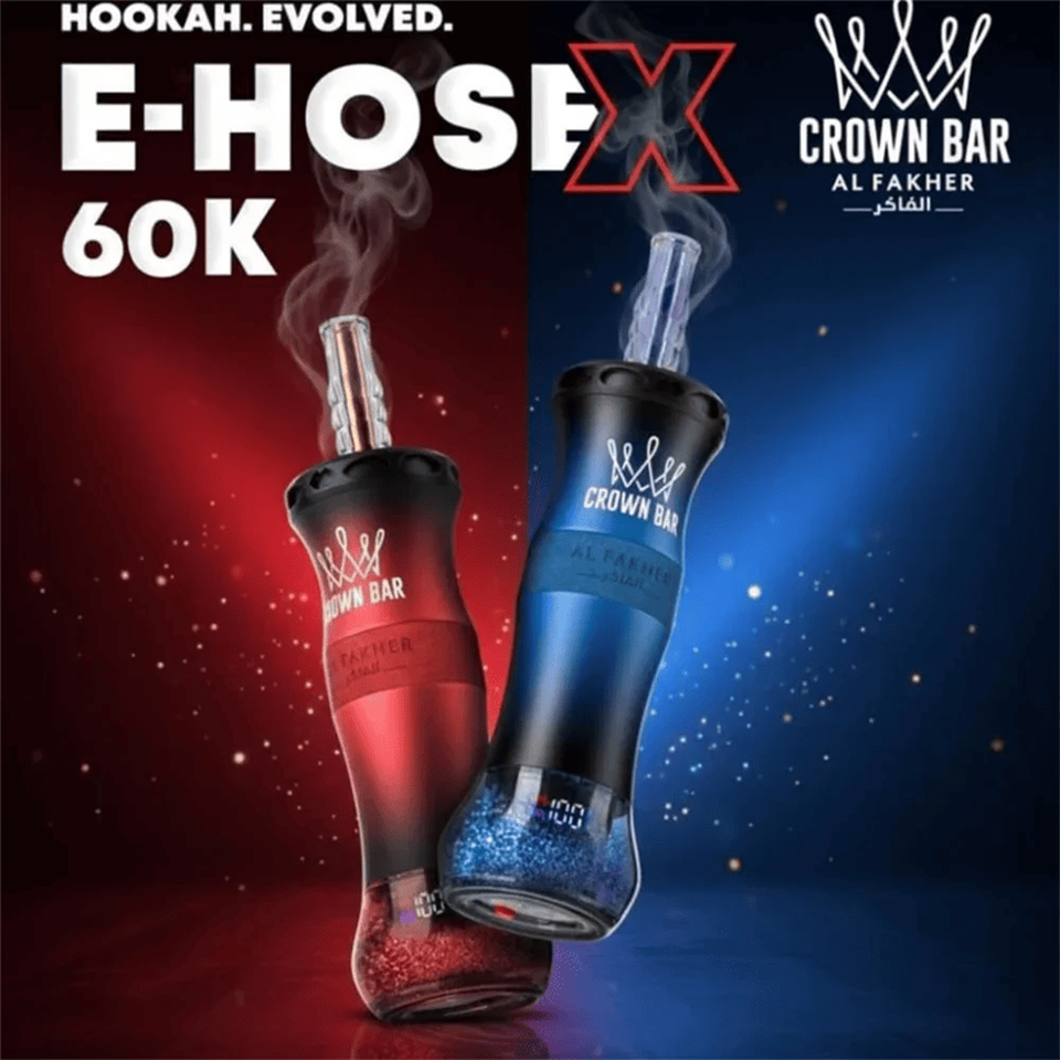 Al Fakher Crown Bar E-Hose X 60K EU Warehouse Disposable Original Manufacturer Vape best