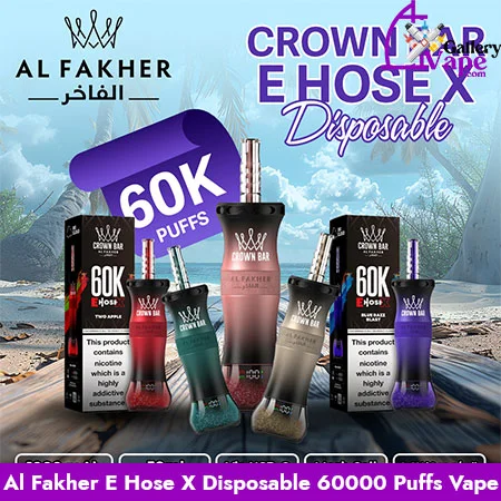 Al Fakher Crown Bar E-Hose X 60K EU Warehouse Disposable Original Manufacturer Vape price