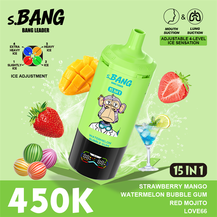 BANG LEADER 450K PUFFS 15 IN 1 VAPE price