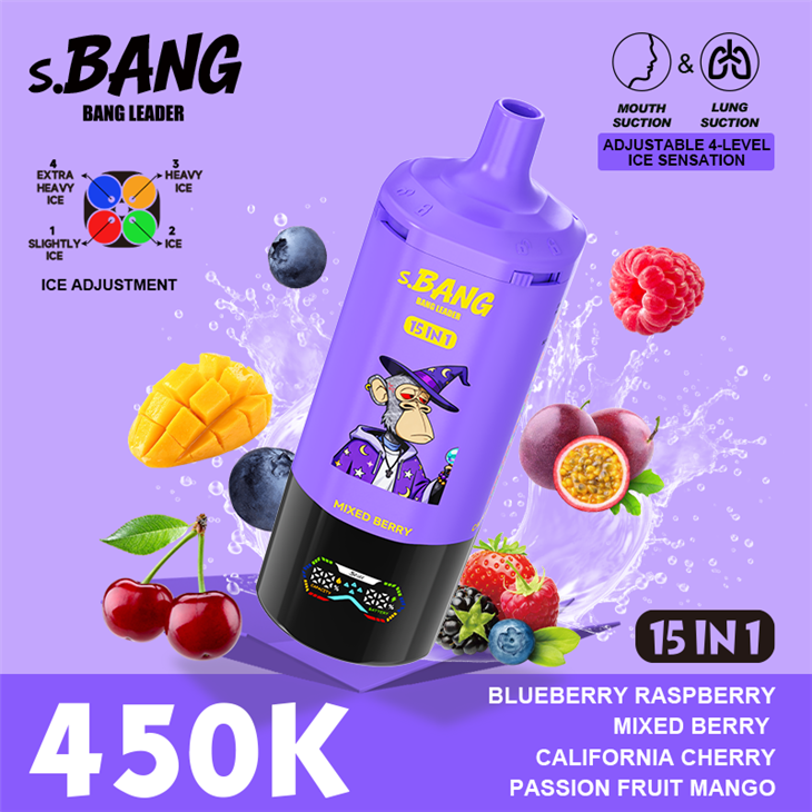 BANG LEADER 450K PUFFS 15 IN 1 VAPE high quality