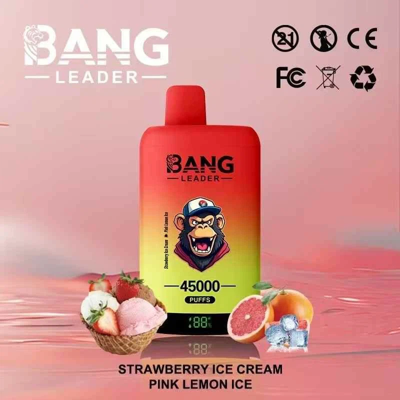 Bang Leader 45K Puff Vape Europe Warehouse Cheap Bluetooth 20ML Archer 60K 500 Elfbar IceKing 30k 40k BC PRO 40k Puffs Empty Vape suppliers