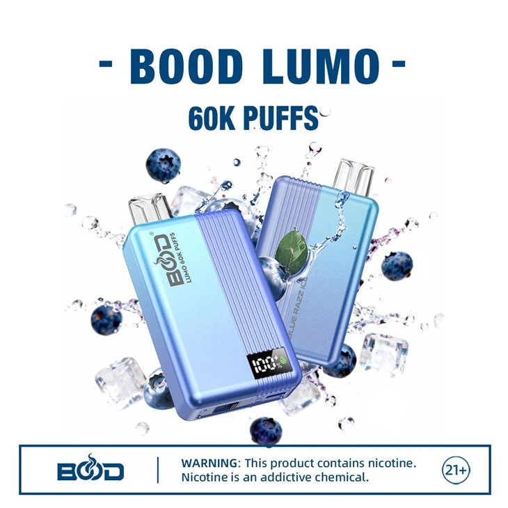 -bood lumo 60k puff vape-Blue Razz Ice