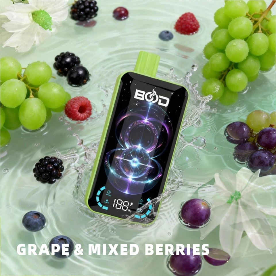 bood twins 46k puffs vape-grape & mixed berries