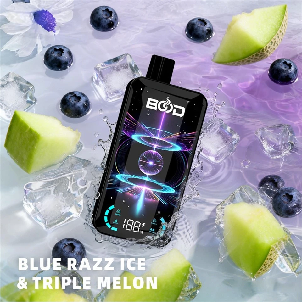 bood twins 46k puffs vape-blue razz ice & triple melon