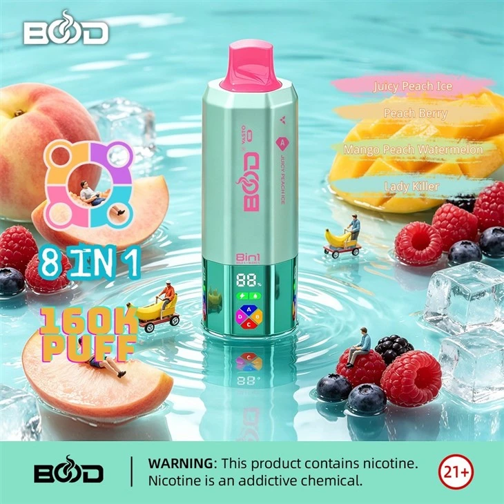 Bood Vasto 8in1 160K Puffs Eu Spain Popular 180k 4in1 Flavors Disposable Vape suppliers