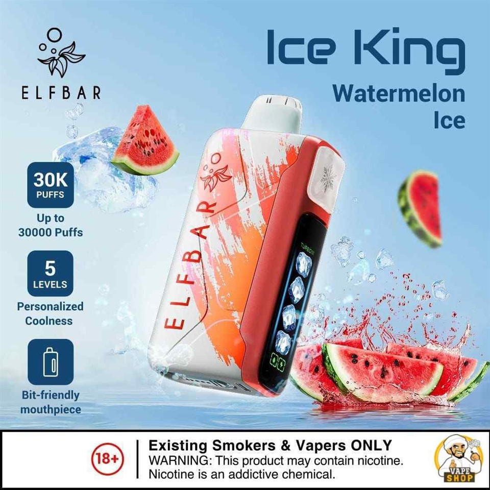 Elfbar Ice King 30K Puffs EU Warehouse Bood Rave Pro Vitamin Vape Electron Cigarette high quality