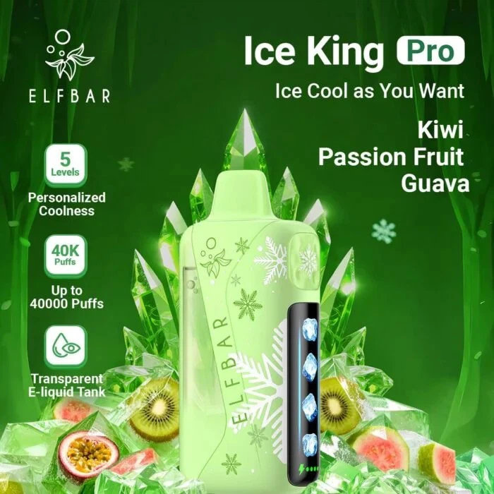 Elfbar Ice King Pro 40k Puffs 2026 EU Warehouse Rave Pro Ice King 30k Vape best