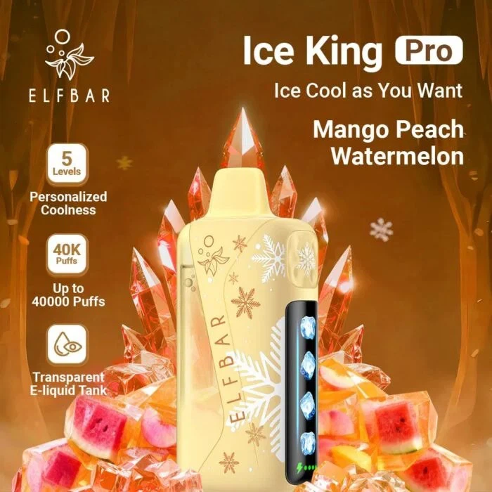 Elfbar Ice King Pro 40k Puffs 2026 EU Warehouse Rave Pro Ice King 30k Vape best