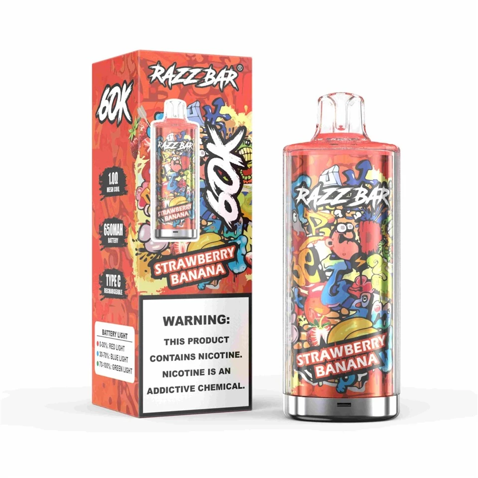 EU Warehouse Razz Bar 60K 60000 Puff Vape Wholesale suppliers