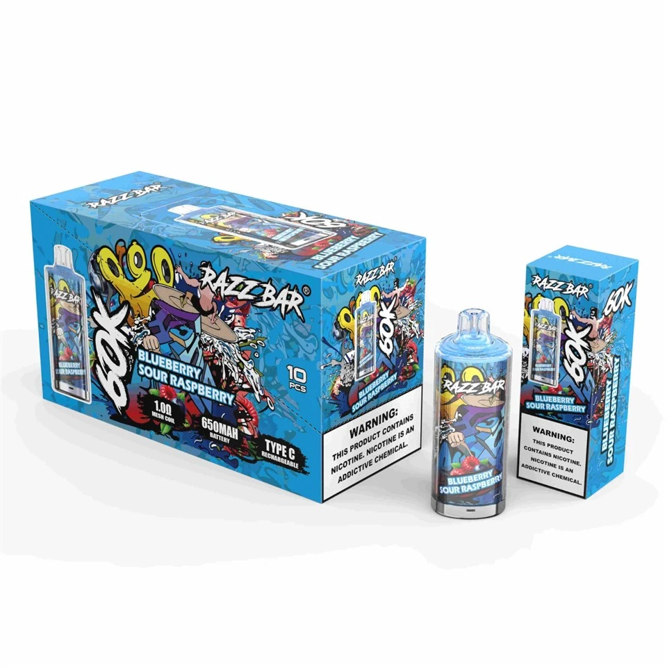 EU Warehouse Razz Bar 60K 60000 Puff Vape Wholesale factory