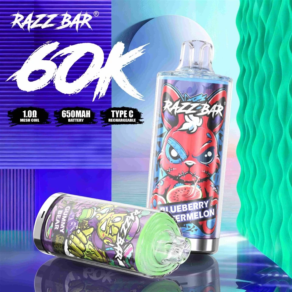 EU Warehouse Razz Bar 60K 60000 Puff Vape Wholesale suppliers