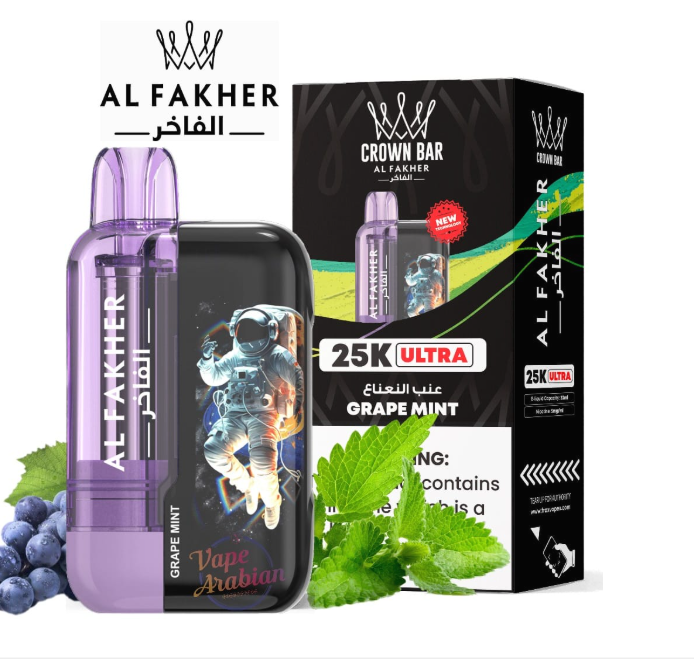 Europe Warehouse AL Fakher ULTRA 25K Puff Rechargeable Disposable Vape