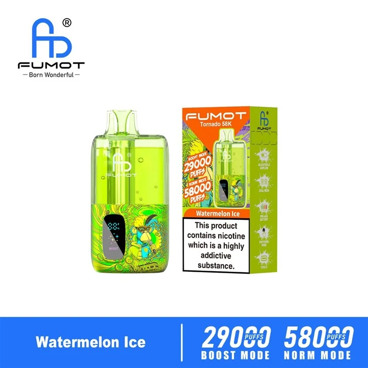 FUMOT TORNADO 58K Ultra Max Disposable Vape factory