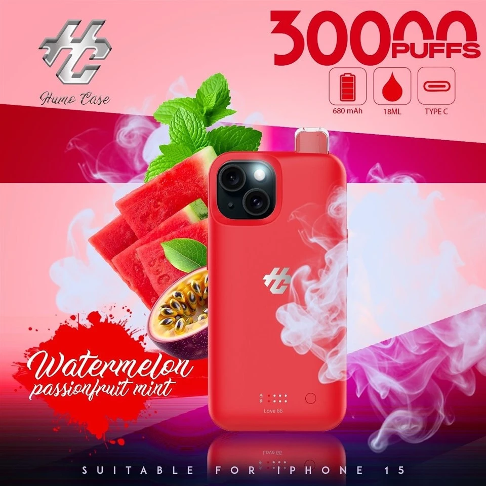 Humo Case IPhone15 Phone Case Vape 30000 Puff Disposable Vape high quality