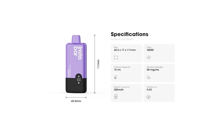 Instabar OG 30000 Puffs Disposable Vape factory