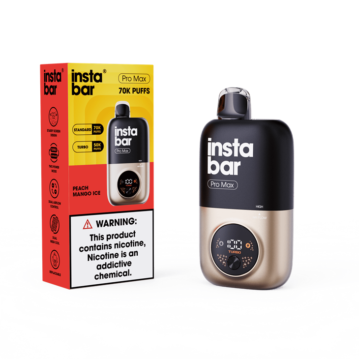 Instabar Pro Max 70K Puffs Disposable Vape high quality