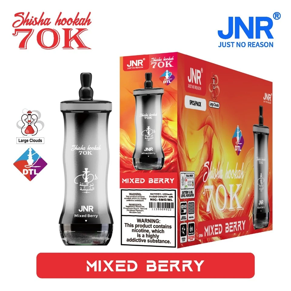 Jnr Shisha Hookah 70000 70K Puff DTL Shisha Vape Wholesale high quality