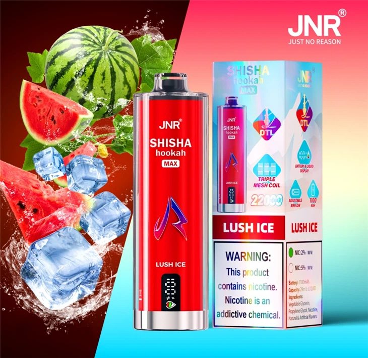 JNR Shisha  Hookah Max  22000puffs