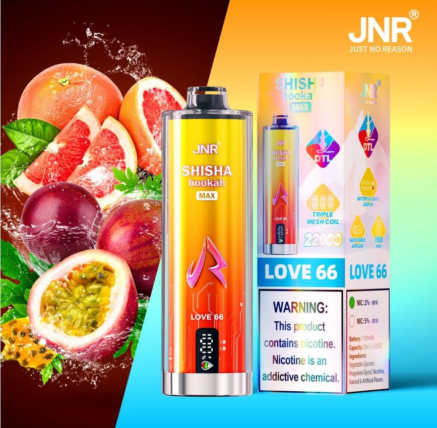 Jnr Shisha Hookah Max 22K Puff Rechargeable Disposable Vape suppliers