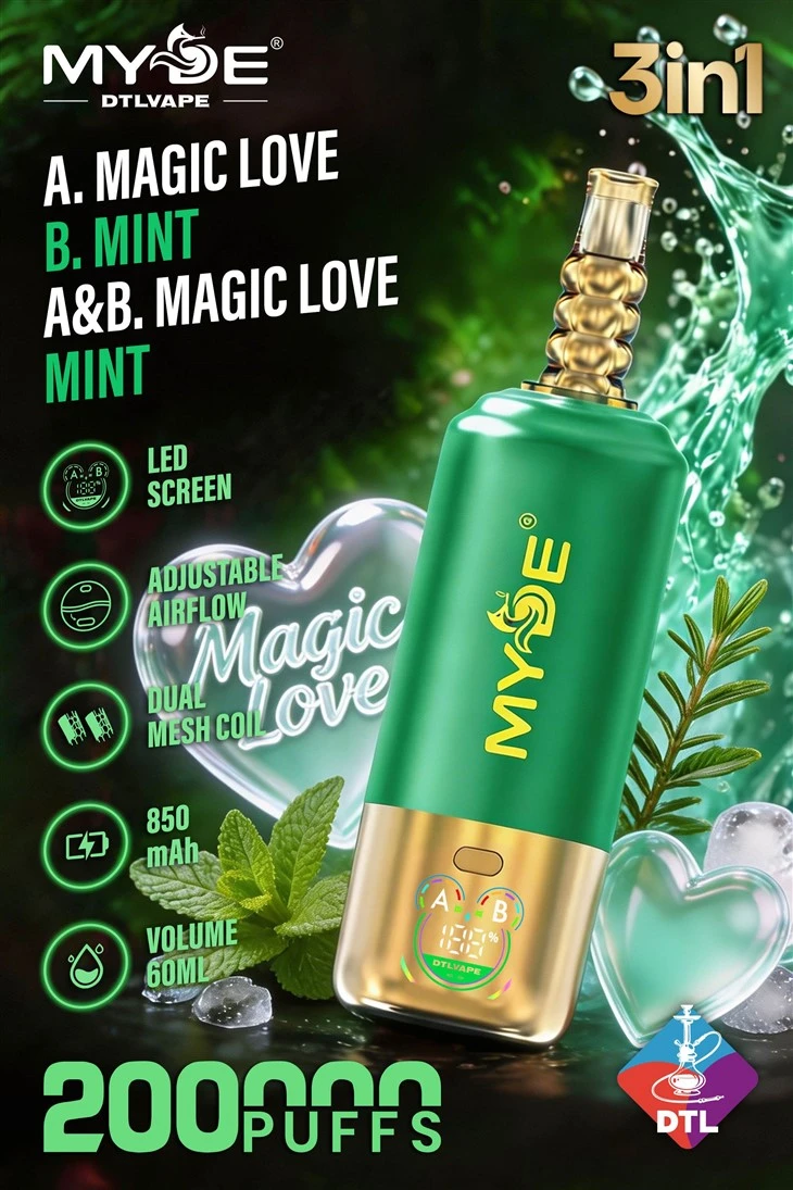 MYDE DTL 3in1 200K Puffs Disposable Vape