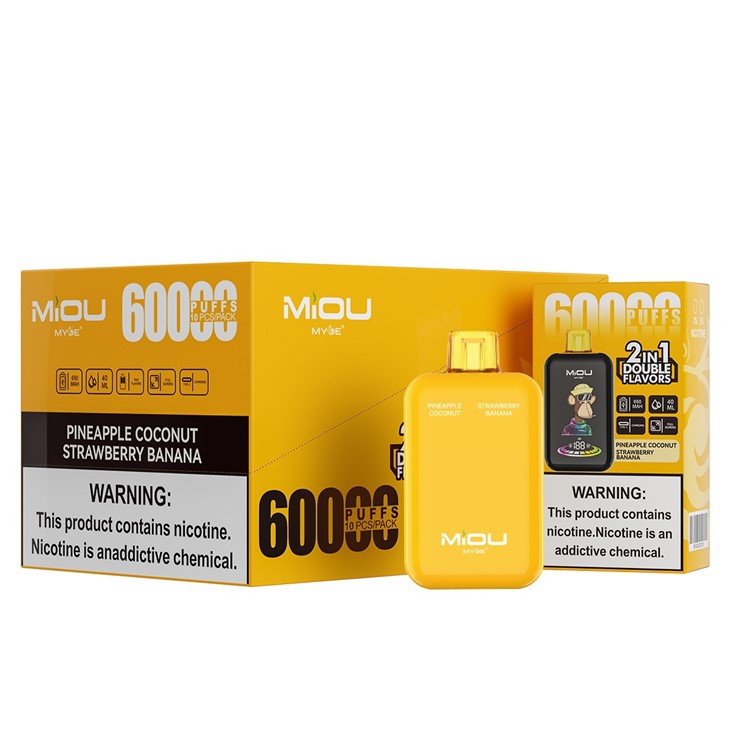 MYDE MIOU 60000 Puffs 2IN1 EU Warehouse Low Moq Disposable Vape high quality