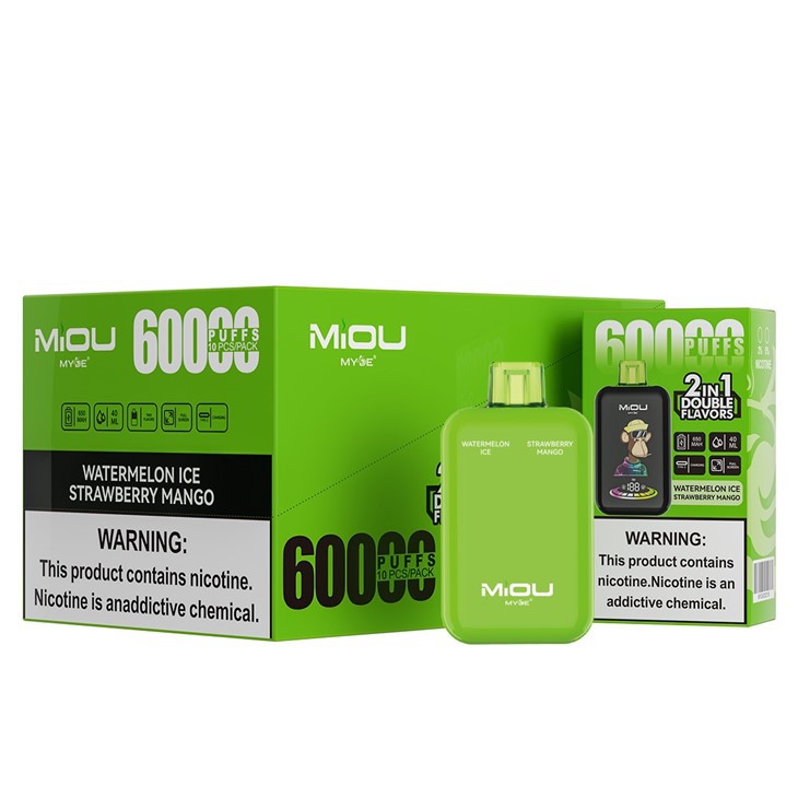 MYDE MIOU 60000 Puffs 2IN1 EU Warehouse Low Moq Disposable Vape factory