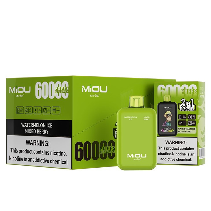 MYDE MIOU 60000 Puffs 2IN1 EU Warehouse Low Moq Disposable Vape price