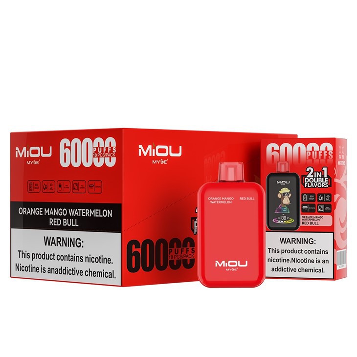 MYDE MIOU 60000 Puffs 2IN1 EU Warehouse Low Moq Disposable Vape high quality