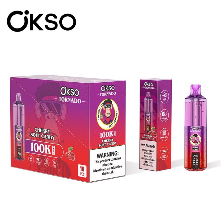 OKSO Tornado 100k Puffs in Stock Vape factory
