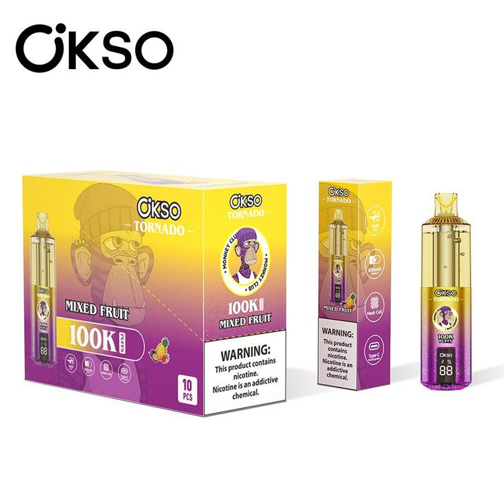 OKSO Tornado 100k Puffs in Stock Vape high quality