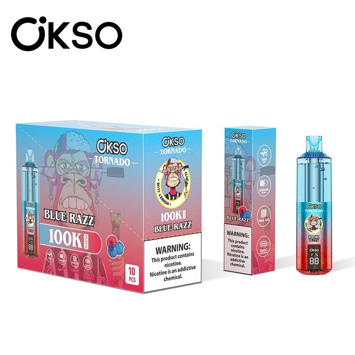 OKSO Tornado 100k Puffs in Stock Vape price