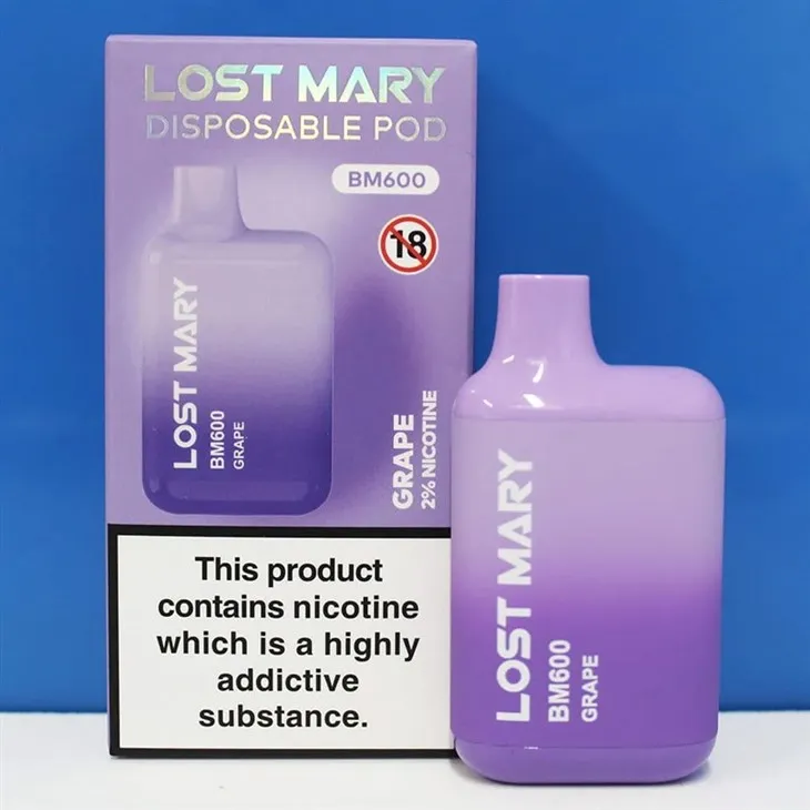 Original Lost Mary BM600 Puff Manufacture Vape high quality
