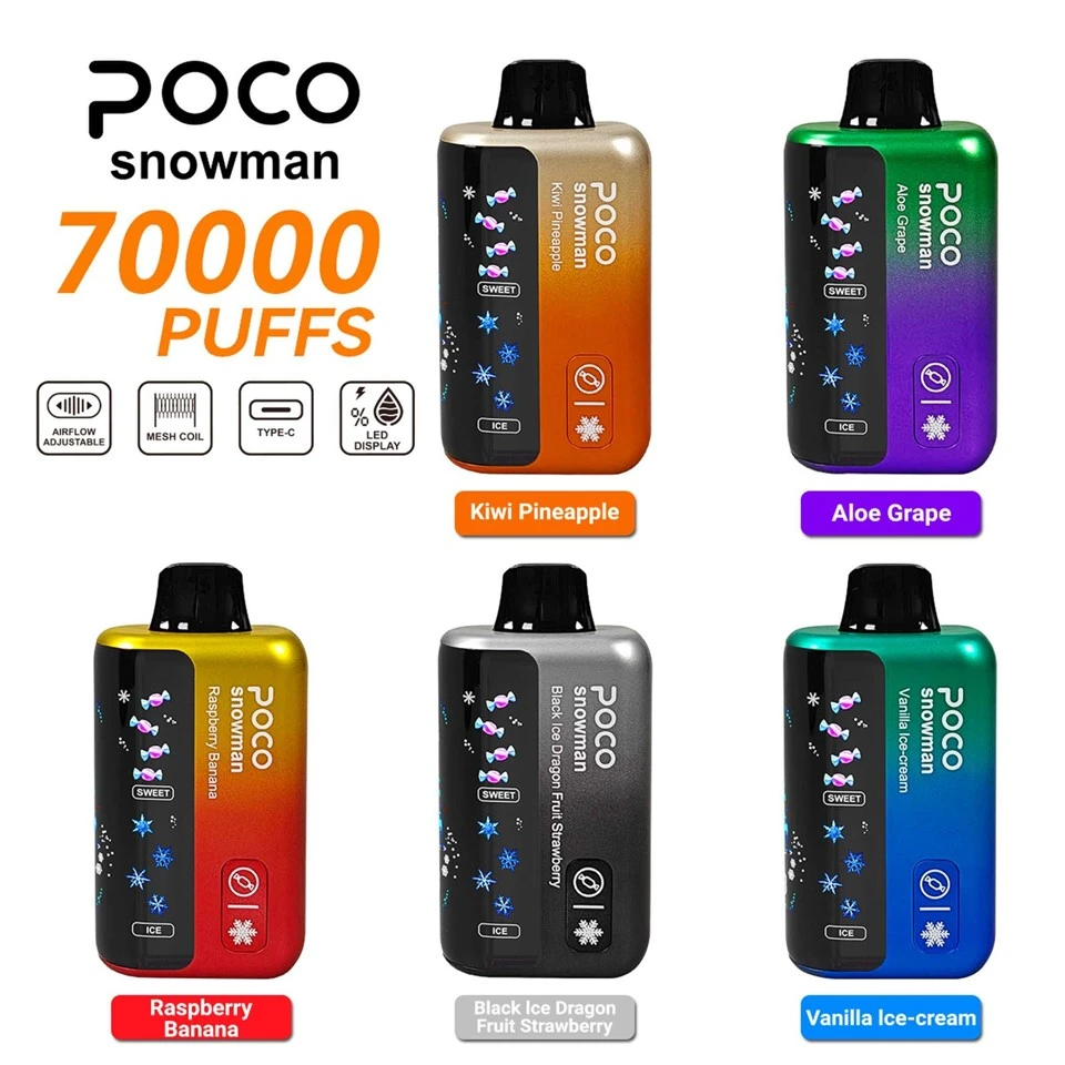 POCO Snowman 70000 Puffs Disposable Vape EU Warehouse suppliers