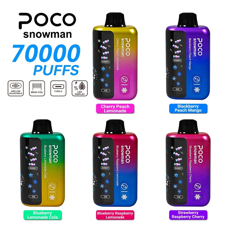 POCO Snowman 70000 Puffs Disposable Vape EU Warehouse factory
