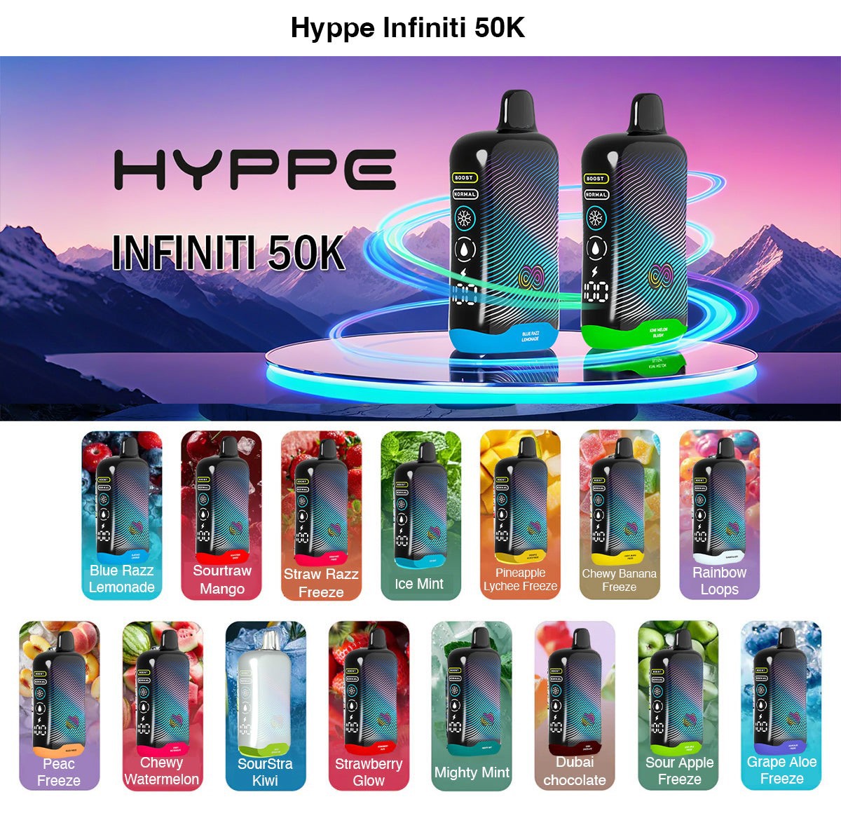 hyppe infiniti 50k hyppe infiniti 50k