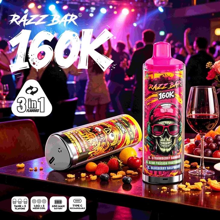 Razz Bar 160K Puffs 60K 65K Eu Spain France Disposable Vape suppliers
