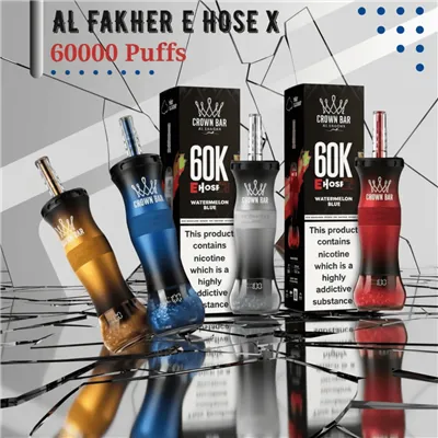 Al Fakher Crown Bar E-Hose X - 60000 Puffs Disposable Vape