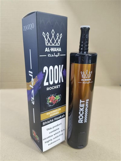 Alwaha Rocket 200k Puffs Vape