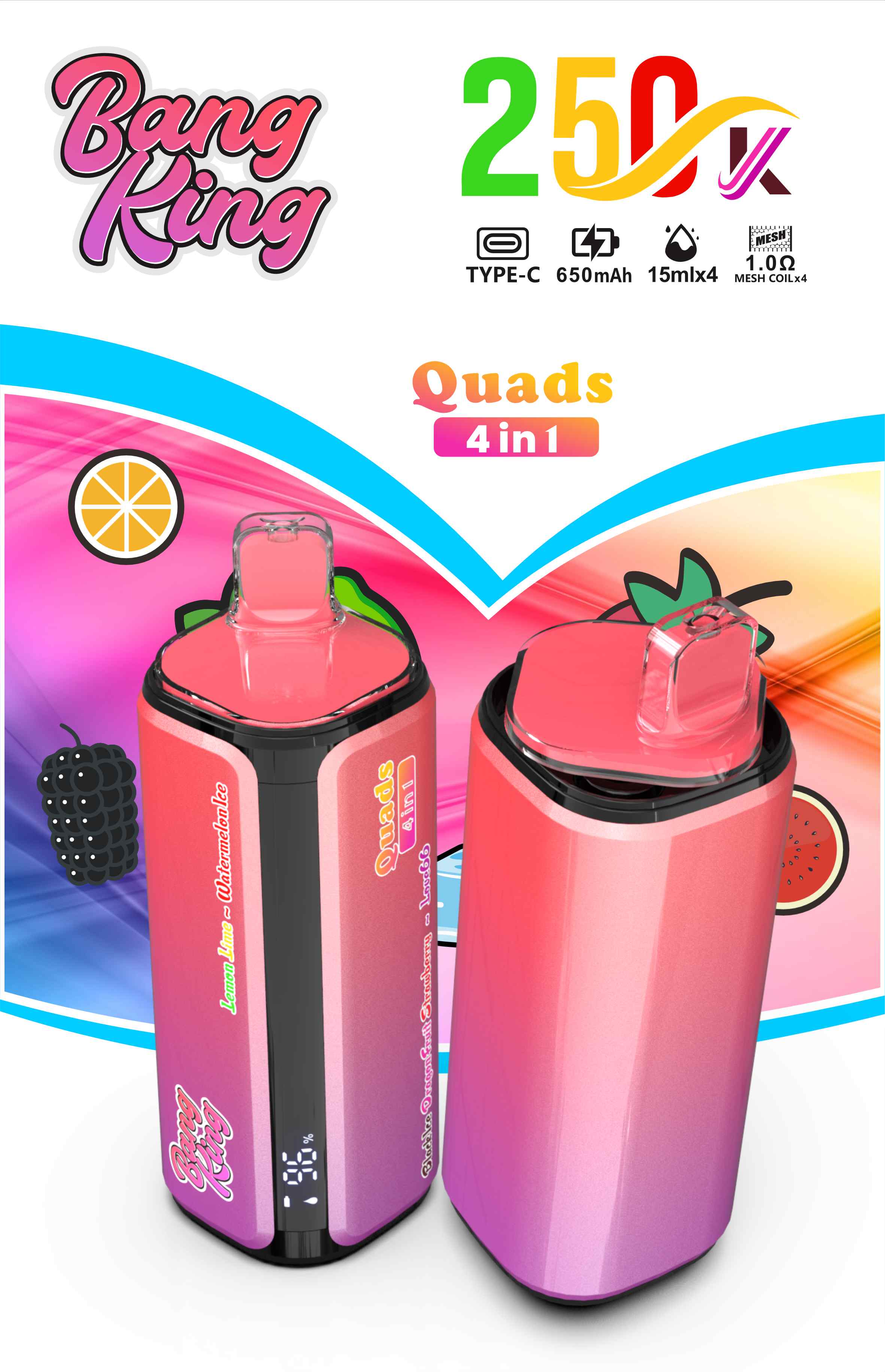 BANG KING 250K Puffs Disposable Vape