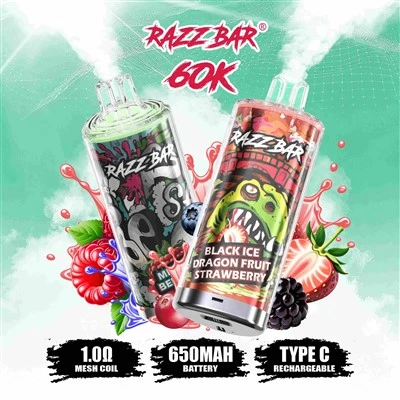 EU Warehouse Razz Bar 60K 60000 Puff Vape Wholesale