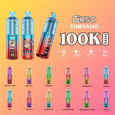 OKSO Tornado 100k Puffs in Stock Vape