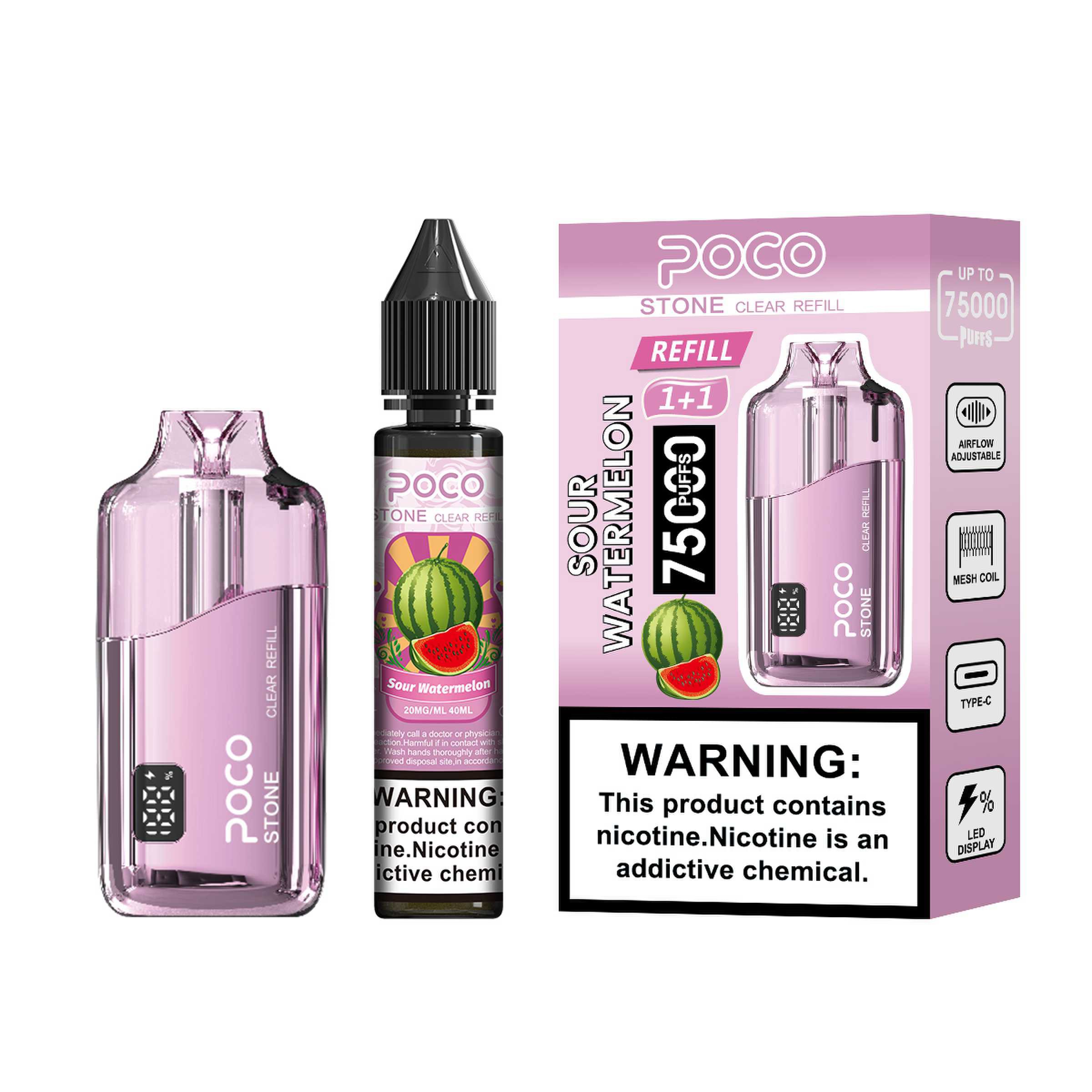 POCO STONE 75000 Puffs Disposable Vape