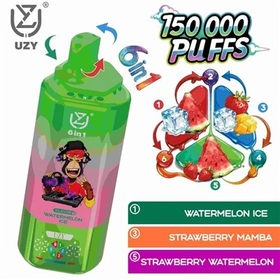 UZY 6 IN 1 150K PUFFS (Six Flavors) DISPOSABLE VAPE