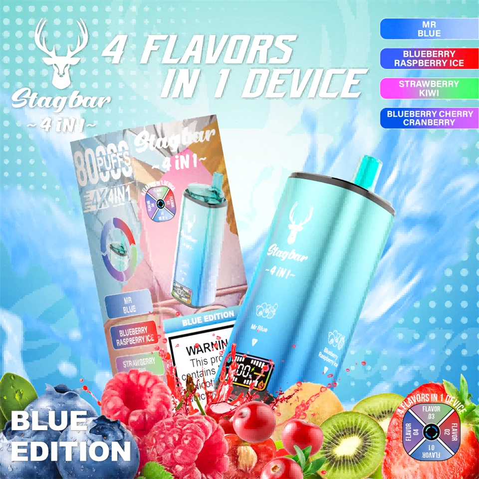 Stagbar 4 in 1 80000 Puff Disposable Vape in Stock price