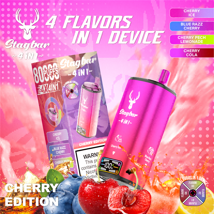 Stagbar 4 in 1 80K Puffs Vape high quality