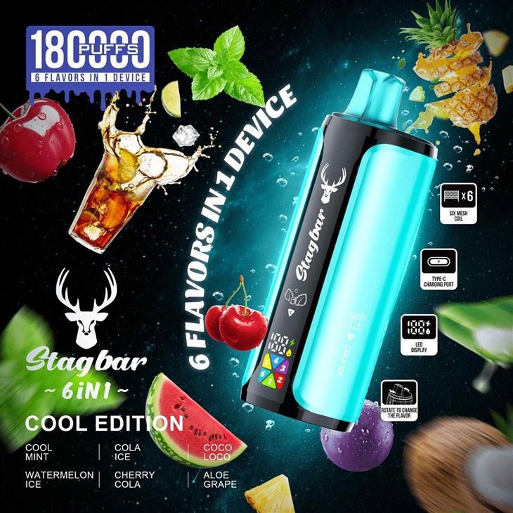 stagbar 6 IN 1 180K Puffs (8)