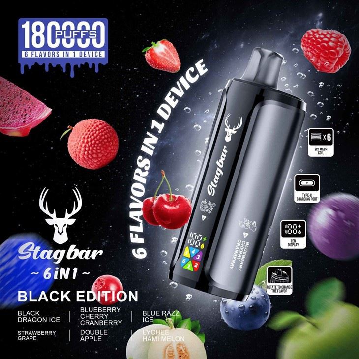 stagbar 6 IN 1 180K Puffs (10)