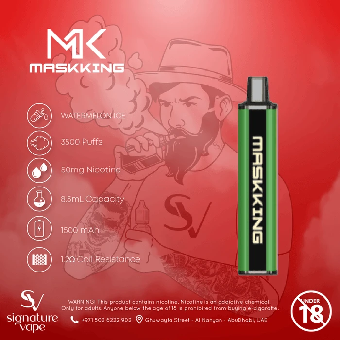 Stylish Maskking Super CC 3500 Puff Disposable Vape best